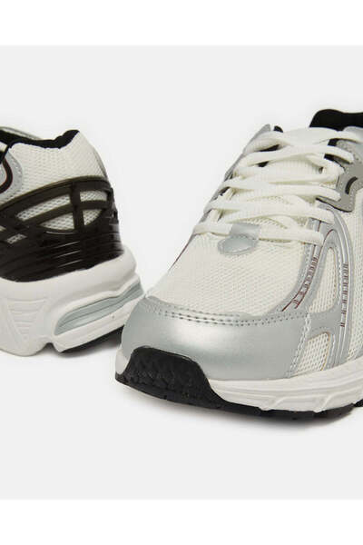 REDTAG Men White Material Block Trainer