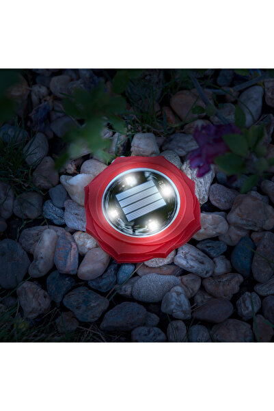 Alista Home Lampa solara LED - rosu-alb rece - 11,5 x 2,3 cm