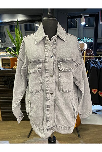 Dadali Women's Stone Embroidered Long Sleeve Jacket