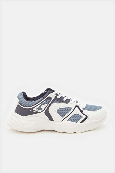 REDTAG Senior Boys White Material Block Chunky