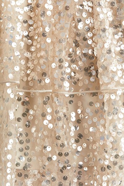 H&M Eteği Pullu Elbise