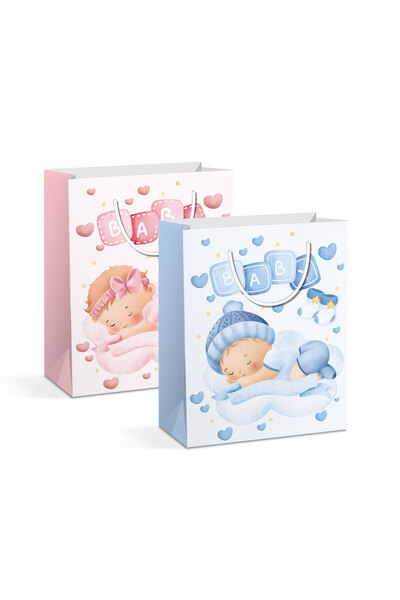 Alista Home Set 12 bucati Punga cadou - hartie - 265 x 127 x 330 mm - 2 tipur...