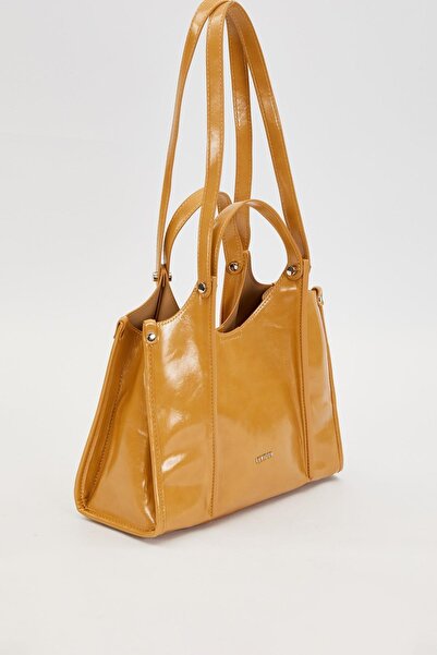 Levidor A.Kahve Double Compartment Large Shoulder Bag