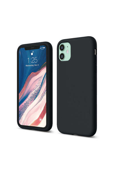 Casey Studios Husă de silicon iPhone 11, cu microfibră, subțire, de protecție...