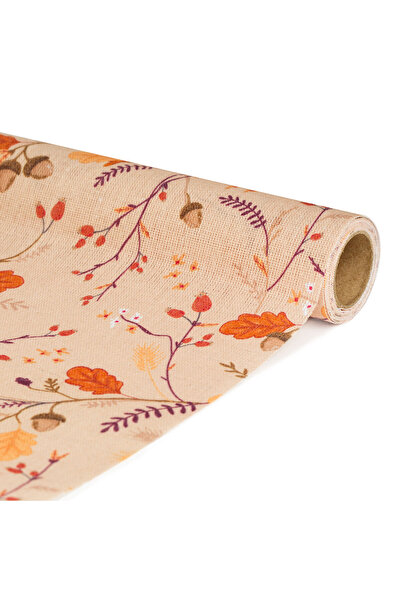 Alista Home Decorative table runner – 180 x 28 cm – 70% polyester, 30% cotton – branches and leaves pattern