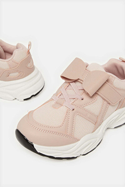 REDTAG Girls Pink Colour Block Trainers