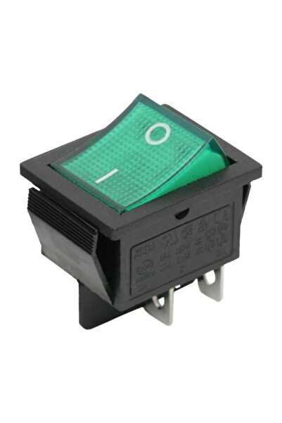 OEM Interupator basculant 1 circuit 16A-250V OFF-ON, lumini de verde