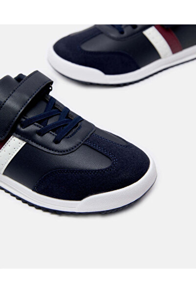 REDTAG Senior Boys Navy Plain Sneakers