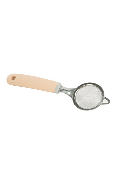 CED AUTO TRADE Tea strainer with handle - peach color - 22 x 6.6 x 2.7 cm