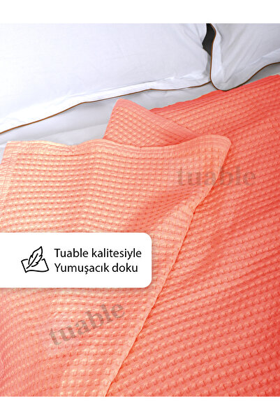 Tuable Waffle Single Pike Double Size 220X240Cm 100% Cotton Soft Pike