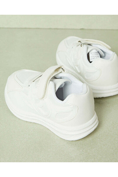 REDTAG Boys White Color Block Sneakers