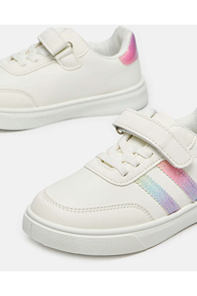 REDTAG Women White Striped Sneaker