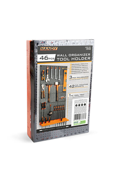 CED AUTO TRADE Tool organizer panel, wall-mounted, 50 x 33 cm