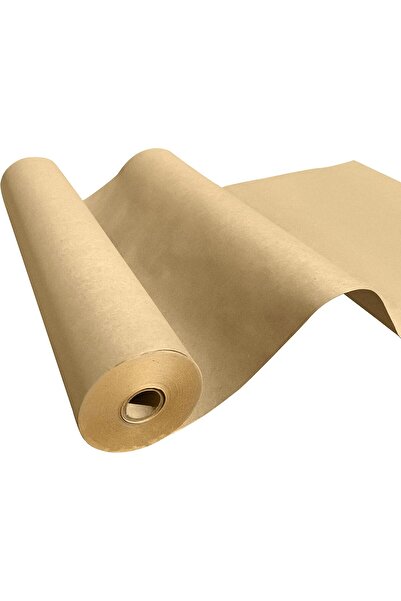 Generic لفة ورق كرافت كبيرة 17.5 × 2400 بوصة (200 قدم) - بني، معاد تدويره بنس...