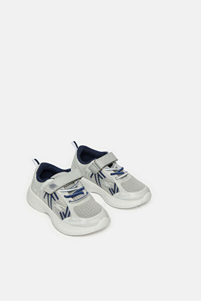 REDTAG Boys White Mesh Trainer