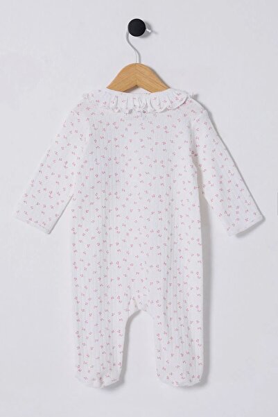 Budi U.S Polo Baby Jumpsuit Usb2435 White-Pink