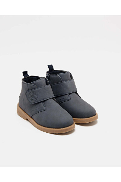 REDTAG Boys Navy Chukka Boots