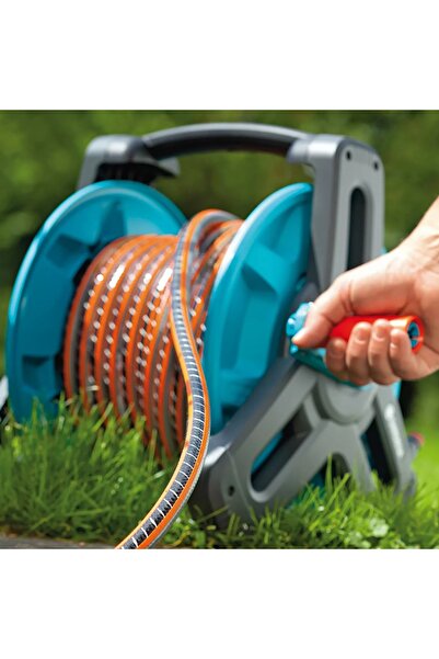 Gardena Premium SuperFLEX 50m Hortum + Makara Set – PowerGrip, Kıvrılmaz, Alman Kalite