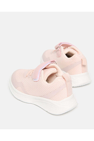 REDTAG Infant Girls Pink Textured Trainer