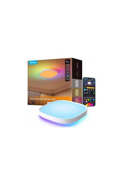 Govee Lampa de tavan LED Square Smart Ceiling Light H80A4C01 30cm 24W 2400lm RGBWW + RGBIC