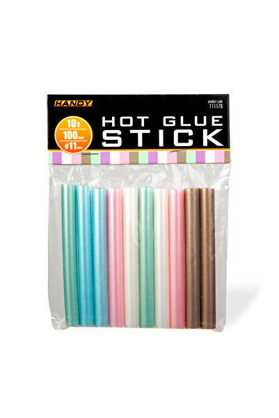 CED AUTO TRADE Hot melt adhesive stick - 11 x 100 mm - pearlescent color - 10 pcs/pack
