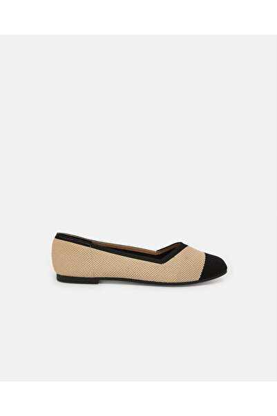 REDTAG Women Beige Textured Ballerina