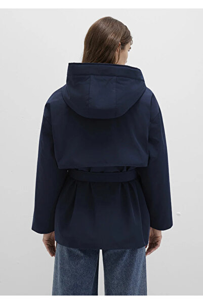 Mavi Women's Navy Blue M1110703-83699 Hooded Parka