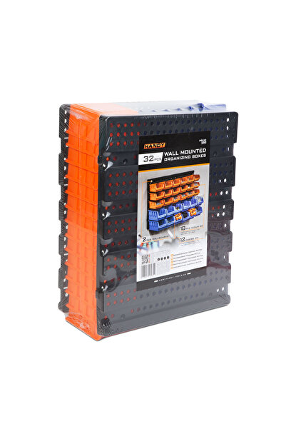 CED AUTO TRADE Wall organizer boxes - 30 plastic boxes - 640 x 375 x 175 mm - Handy