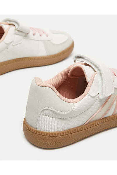 REDTAG Girls Cream Material Block Sneaker