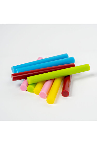 CED AUTO TRADE Hot melt adhesive stick - 11 x 100 mm - macaron colored - 10 pcs/pack