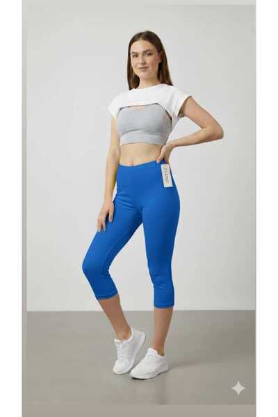 Wogi Kadın Esnek %100 Pamuklu Tayt