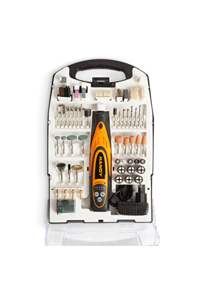 CED AUTO TRADE Pyrography, drilling, sanding set - 112 pieces - cordless