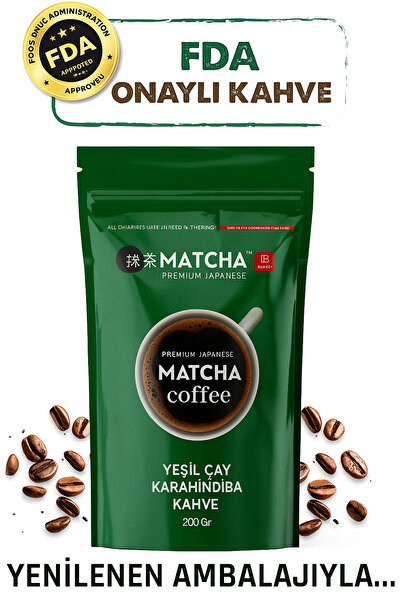 Bilge İlaç Matcha Premium Japanese Matcha Premium Japanese Kahve Yeşil Çay ve Karahindiba İçeren Kahve - Kahve Karışımı