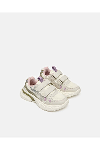 REDTAG Senior Girls Beige Velcro Trainer