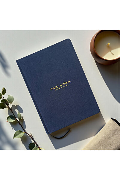 Fark Tanıtım Travel Journal – Журнал подорожей у твердій обкладинці, розмір А5, місце для планування та спогадів – Альбом спогадів
