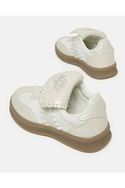 REDTAG Infant Girls Cream Multi Piece Sneaker
