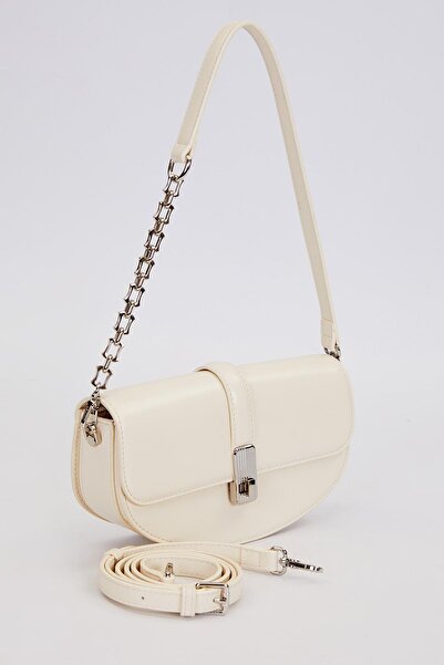 Levidor A.Yellow Metal Detailed Shoulder Bag