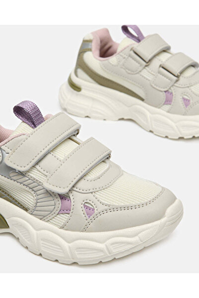 REDTAG Senior Girls Beige Velcro Trainer