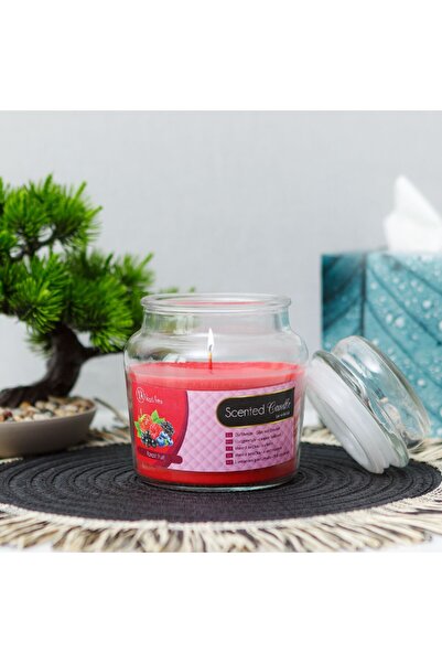 CED AUTO TRADE Scented candle – jar with lid – Forest fruit – 310 g