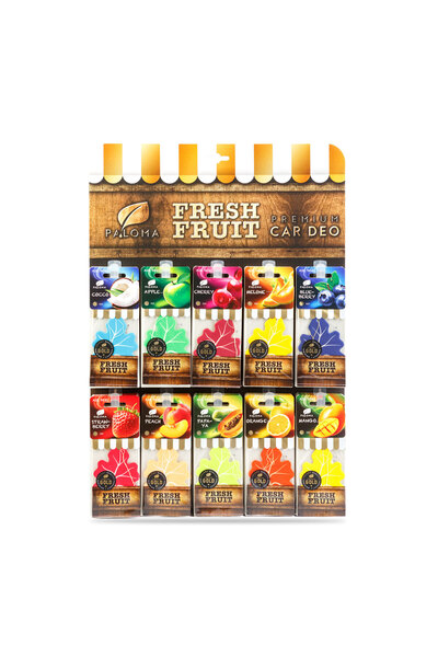 OEM Set odorizant auto Paloma Gold Fresh Fruit - 90 buc