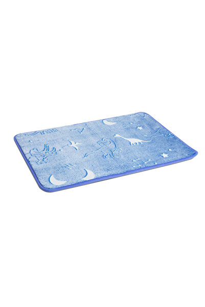 CED AUTO TRADE Luminous, phosphorescent rug - blue - 60 x 40 cm