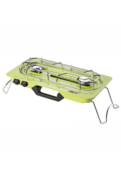 meva Smart camping stove, portable, 2 burners, piezo-electric ignition, 57.5x24x17 cm,