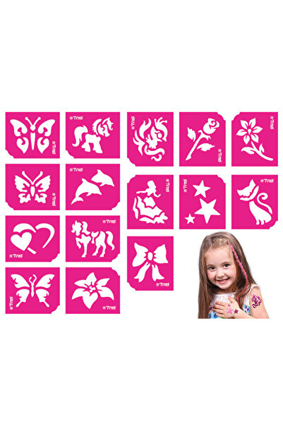Alista Home Tattoo stencil set - for girls - 15 pcs