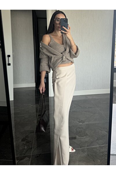 nowglamup Bej Uzun Etek