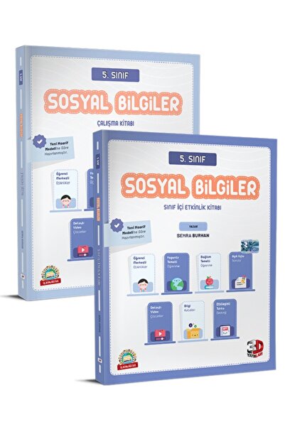 5. Sınıf Sosyal Bilgiler Çalışma ve Sınıf İçi Etkinlik Kitabı 2025 2026 Yeni Baskı