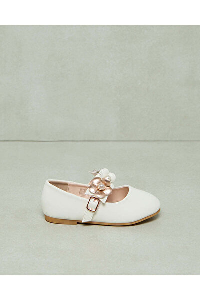 REDTAG راقصة باليه بيضاء مزهرة للبنات الرضع