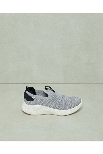 REDTAG Senior Boys Grey Knitted Slip-On