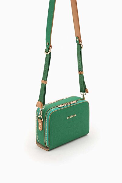 Levidor Grass Green Printed Shoulder Bag