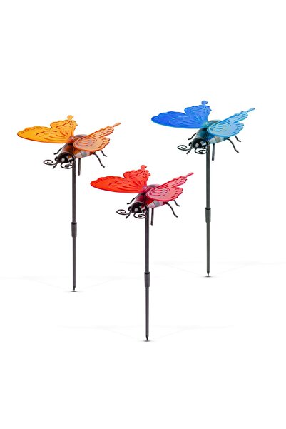 Alista Home Lampa solara - fluture - multicolor - 12 x 6 x 21,5 cm - 4 LED