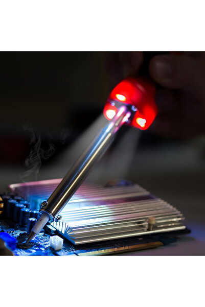 CED AUTO TRADE Soldering iron with LED lighting - 230V - 60W